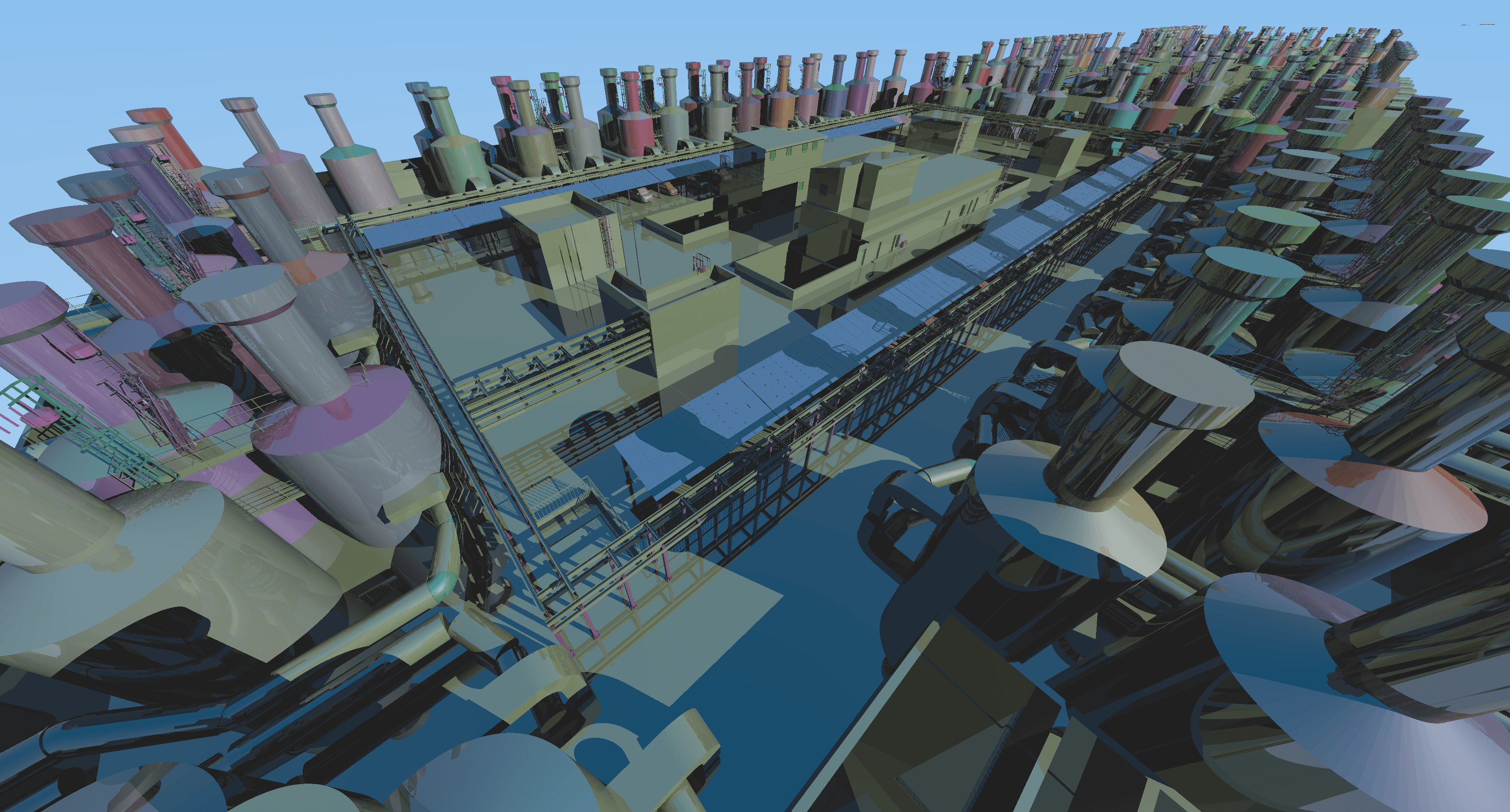 초대형 BIM 데이터 렌더링